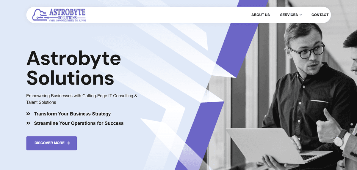 Business professionals collaborating